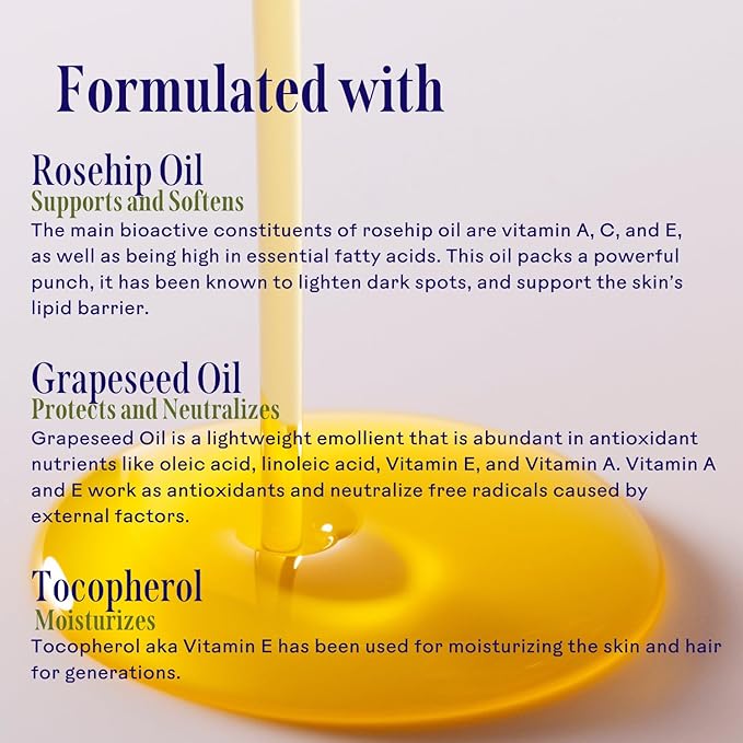 Three Ships Boost 49% Rosehip Oil Serum- Firming Face Serum, Smooths, Hydrates + Protects Skin, Plumps Look of Fine Lines and Reduces Discoloration (1 floz)
