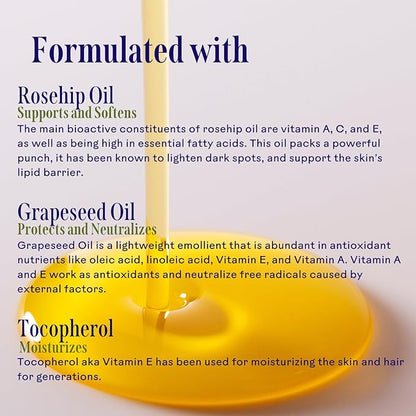 Three Ships Boost 49% Rosehip Oil Serum- Firming Face Serum, Smooths, Hydrates + Protects Skin, Plumps Look of Fine Lines and Reduces Discoloration (1 floz)