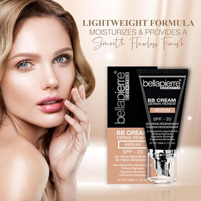 bellapierre BB Cream with SPF 20 - Tinted Light Cool 7 Oz