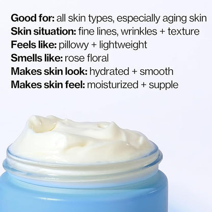 Pacifica Wake Up Beautiful Retinoid Night Cream – Overnight Anti-Aging Moisturizer with Hyaluronic Acid & Melatonin, Reduces Wrinkles & Fine Lines, Hydrating and Gentle for Dry or Mature Skin, Vegan