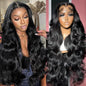 5x5 HD Lace Closure Wigs Human Hair 5x5 Body Wave Closure Wig for Women Virgin Human Hair Pre Plucked with Baby Hair 180% Density 5x5 Closure Wig True to length Natural Color 26 inch