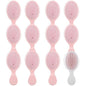 Bridesmaid Proposal Gifts 8pcs Mini Travel Brush bachelorette party accessories Cute hair Brush for Wedding Party Favors for Wedding Party Favors (White&Pink, 12pcs)