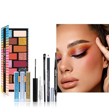 All-in-one Holiday Makeup Gift Set | Full Makeup
