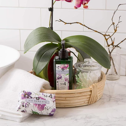 Liquid Soap, Shea Butter Enriched (12 oz), No. 4 - Violets, Magnolia & Amber