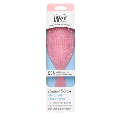 Wet Brush Original Detangler, Pink Drink (Summer Quencher), Ultra-Soft IntelliFlex Bristles Glide Through Tangles, Detangling Hair Brush (Wet & Dry), Women & Men, Limited Edition