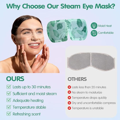 60 pcs disposable steam eye