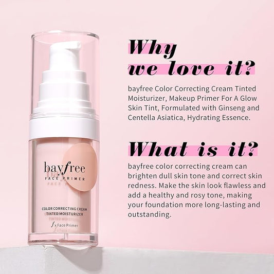 Color Correcting Cream Tinted Moisturizer, Makeup Primer for