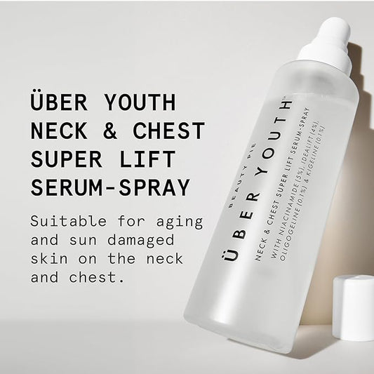 Beauty Pie Über Youth Neck & Chest Super Lift Serum-Spray For Anti-Aging, Smoothing, Softening & Hydrating