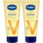 Vaseline Lotion, Intensive Care Nourishing Moisture 2-Pack – Moisturizer with Oat Extract + Ultra-Hydrating Lipids for Healing Extremely Dry Skin, 3.4 Oz Ea
