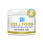 Cellfood Oxygen Gel - 2 oz, 2 Pack - Tightening and Firming Face Moisturizer - Aloe Vera, Lavender Blossom Extract, Glycerine - Hypoallergenic, Non-GMO