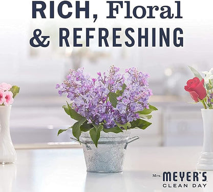 MRS. MEYER'S CLEAN DAY Liquid Hand Soap Bottle, Lilac, 12.5 Fl Oz (Pack of 6)