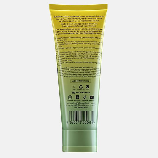 Dr.PAWPAW It Does It All Conditioner: SLS, Sulphate and Paraben Free, for All Hair Textures - (200 ml)