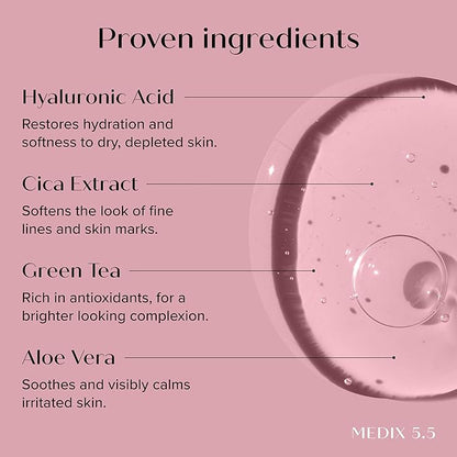 Medix 5.5 Anti Aging Skin Care 3PC Set | Retinol Body Cream + Exfoliating AHA Glycolic Acid Foaming Face Wash & Body Wash + Hyaluronic Acid Serum Booster, Wash + Treat + Hydrate Skincare Set, 3PC Set