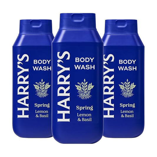 Harry's Men's Body Wash - Spring - (3 Pack) 18 fl oz - Shower Gel for Men - No Parabens, Sulfates, or Dyes