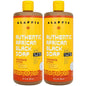 Alaffia Authentic African Black Soap, Tangerine Citrus, 2-Pack – All-in-One Moisturizing Cleanser for Face, Hands, Body & Hair, 32 Oz Ea
