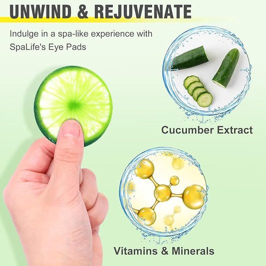 72 count eye pad cucumber