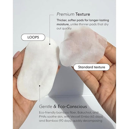LOOPS MicroCellular Moisturizer Korean Skincare - Nourish, Replenish, and Rebalance - Collagen Boosting, Restoring, Moisturizing Skin Care - Pre-soaked Veocell Embo Pad - Anti-Aging Face Moisturizer