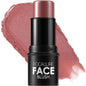 FOCALLURE Cream Blush Makeup,Buildable Blush Stick for Cheeks,Matte Stick,DARK ROSE