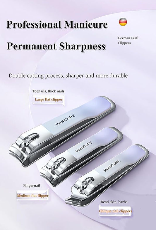 4 Pcs Manicure Set Stainless