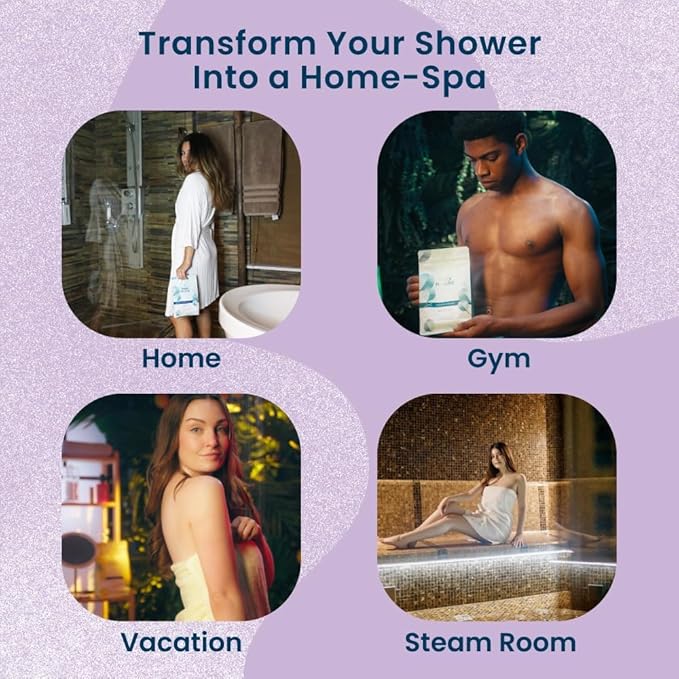 Body Restore Shower Steamers Aromatherapy 15 Pack - Fathers Day Unique Gifts for Dad, Grandpa, Birthday Gift for Mom, Daughter, Son, Best Friend, Travel Essentials, Self Care, Bath Bombs - Lavender
