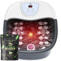 Foot spa bath massager with