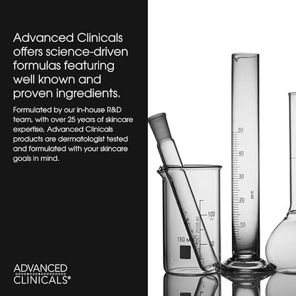 Advanced Clinicals Hydrating Collagen Oil For Body & After Shower | Visible Anti Aging Skincare Moisturizer Collagen Body Oils For Women & Men Helps Soften Appearance Of Crepey Skin, Large 12 Fl Oz