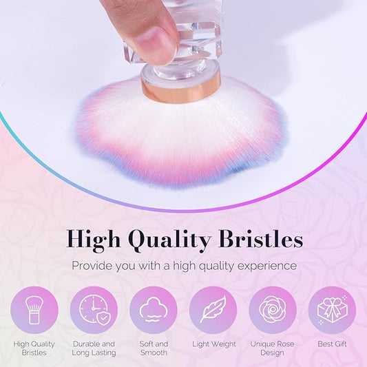 MelodySusie Nail Art Dusting Brush,Dust