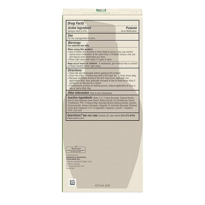 Aveeno Positively Radiant Clear Complexion Face Moisturizer, Acne Facial Moisturizer with Soy and Salicylic Acid for Oily Skin, Hypoallergenic Formula, Paraben-Free, Non-Comedogenic, Pump, 4 FL OZ