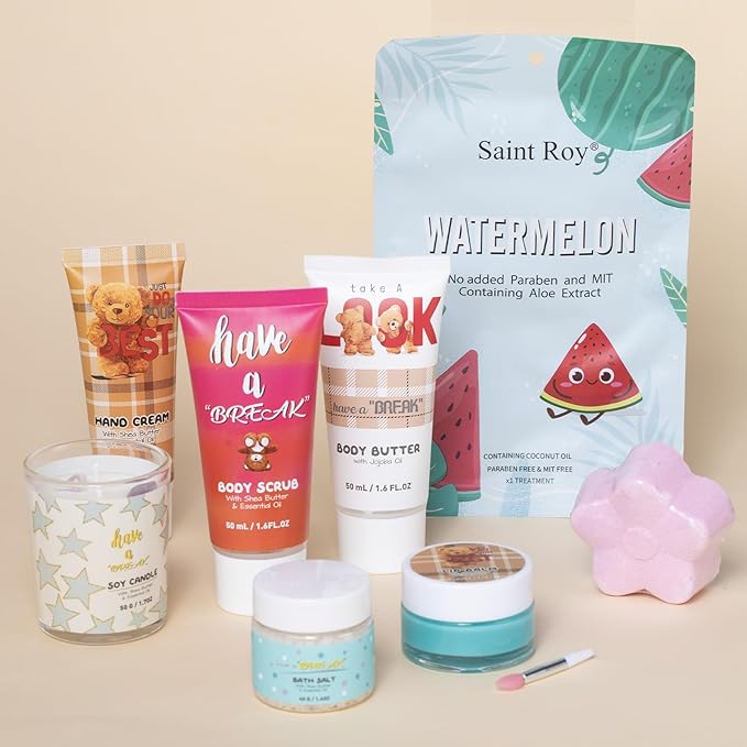 Holiday Beauty Advent Calendar Birthday Gifts for Women Self Care Gifts Get Well Soon Gifts, Bath and Body Gift Basket 15 Days of Countdown Calendar Gifts Skincare Sets for Teen Spa Gift Set
