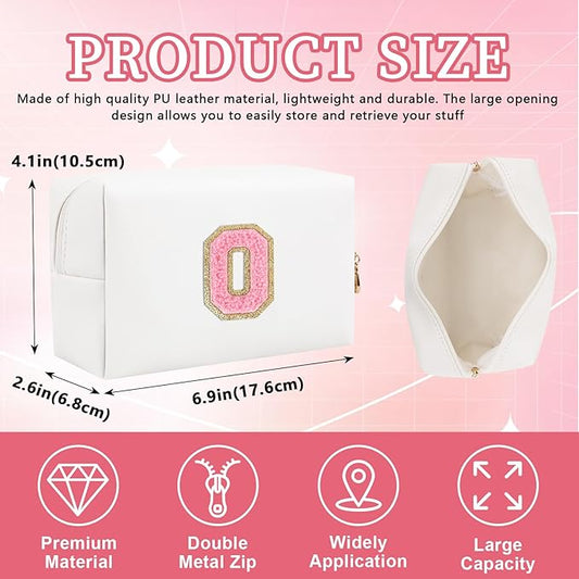 Personalized initial letter patch makeup