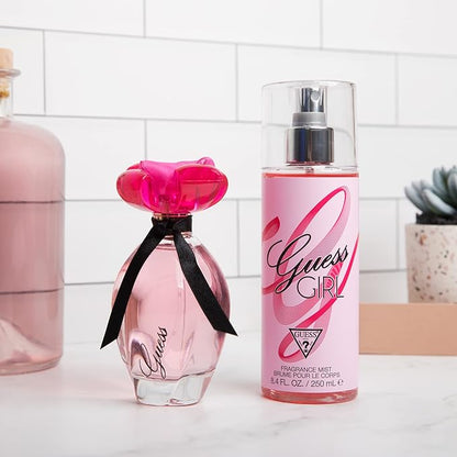 Guess Girl Eau de Toilette 3 Piece Gift Set - Perfume Spray 3.4 Fl. Oz., Travel Spray 0.5 Fl. Oz., & Body Lotion 6.7 Fl. Oz.