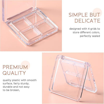 Beaupretty Empty Lipstick Palette，2 Pieces Empty Lipstick Box