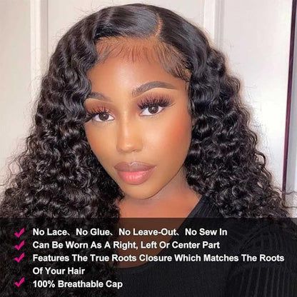 Beauty Forever Kinky Curly U Part Human Hair Wig 4x1 inch Small Leave Out,Curly Upgrade U Part Wig Human Hair Wigs for Women Glueless Clip In Wig 150% Density Natural Color 16 Inch