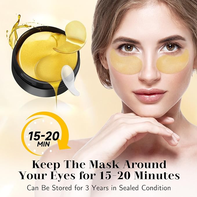 60 pack 24k gold under-eye