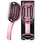 MOYOKO Detangling Brush - Vented for Fine, Wavy, Straight, Curly or Thick Hair, No-Pull Design (Pink Chrome)