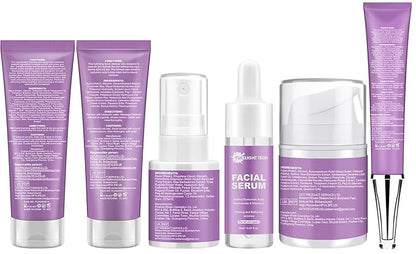 Skin Care Set,Gentle Anti-aging Skin Care Kit,Hydrate, Moisturize Skin,Facial Skin Care Routine Kit Women Teen Girls Travel Skincare Gift Set,Women Mom Gifts for Christmas Valentines Birthday Gift Her