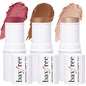 KIMUSE Multi Stick Trio Face Makeup, Cream Blush All Skin