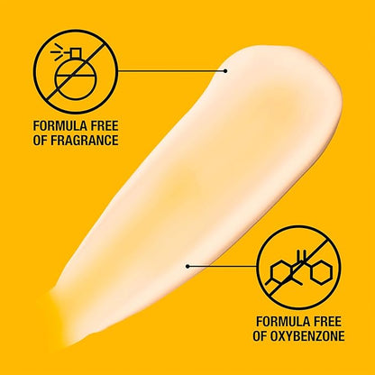 Neutrogena Invisible Daily Defense Face Sunscreen + Hydrating Serum with Broad Spectrum SPF 60 & Antioxidants to Help Skin Glow, Oil-Free, Fragrance Free, 1.7 fl. oz