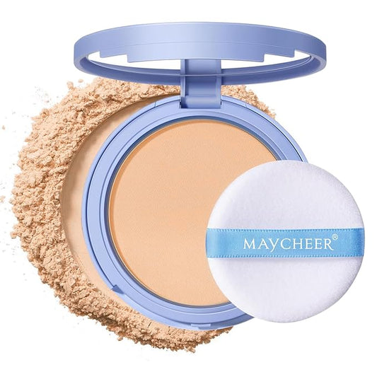 Oil Control Face Pressed Powder, Matte and Smooth Face 35Oz