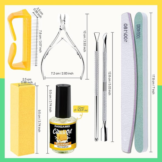 FANDAMEI Nail Buffer and File,