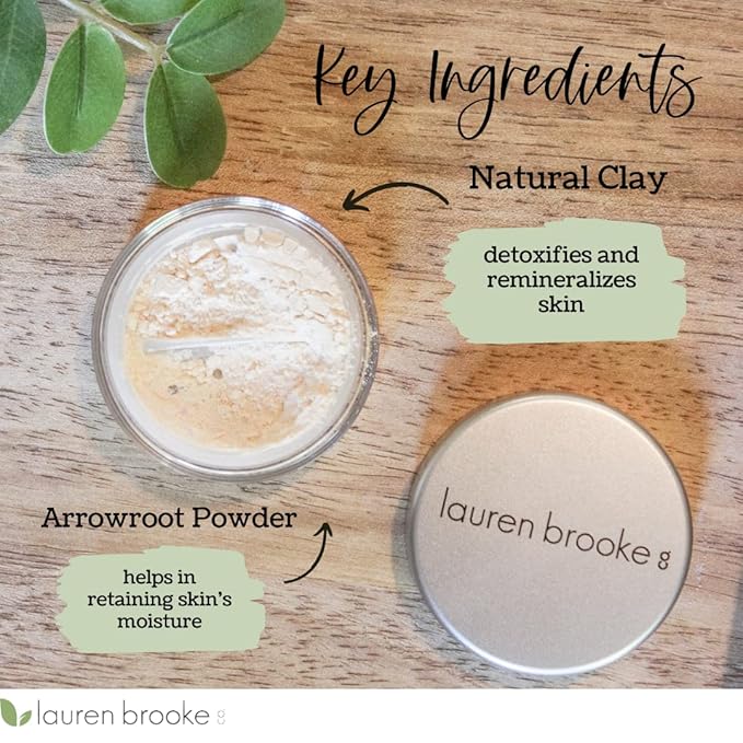 Lauren Brooke Cosmetiques Translucent Finishing Powder, Natural and