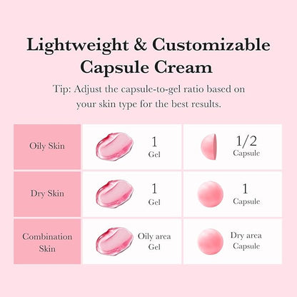 medicube TXA+Niacinamide Capsule Cream | Dual Radiance Moisturizer, Ideal for Use After Spot Care | For Uneven Skin Tone, Texture & Hydration | 99% Pure Tranexamic Acid | Korean Skincare | 1.94oz