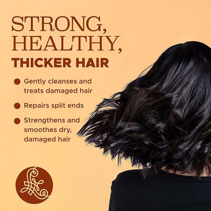 Luseta Turmeric & Collagen Hair Mask Thickening Hair Treatment for Thin and Oily Hair, Nourish Scalp, Frizz Control & Add Shine, Sulfate Free