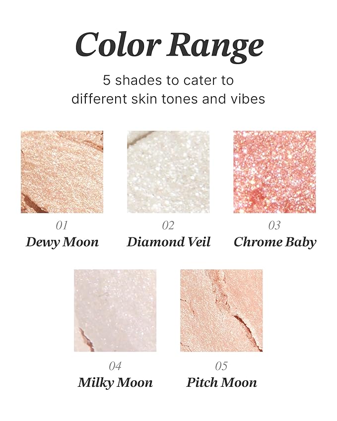 Glint Dewy Highlighter (Milky Moon, 0.17oz) - Luminous 0.17oz
