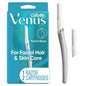 Gillette Venus Dermaplaning Tool, 2 Blade Refills, Exfoliating Face Razors for Women, Eyebrow and Facial Dermaplane Razor