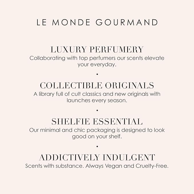 Le Monde Gourmand Meringue Magique Eau de Parfum, Gemeni Bakes Collaboration - 1 fl oz (30 ml) - Praline, Orange, Gardenia Perfume Notes