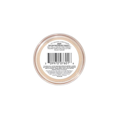 Revlon Setting Powder, PhotoReady Candid Blurring Face Makeup, Translucent, 0. 5 Oz
