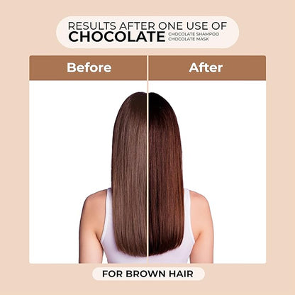 Naissant Copper Chocolate Hair Toning Mask | Color Depositing | Moisturize & Refresh & Neutralize Brassy Tones |Paraben,Ammonia & Sulfate Free | Pro-Vitamin B5,Olive Oil & Honey (Chocolate) 10.1 Fl Oz