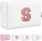Personalized initial letter makeup bag,