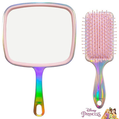 LUV HER Disney Princesses Spa Set for Girls Age 3+ - Includes Paddle Hair Brush and Hand Mirror featuring Snow White - Imaginative Play and Self-Care - Develops Creativity and Fine Motor Skills